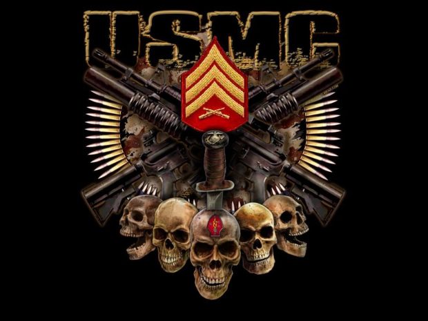 Awesome Marine Corps Background.