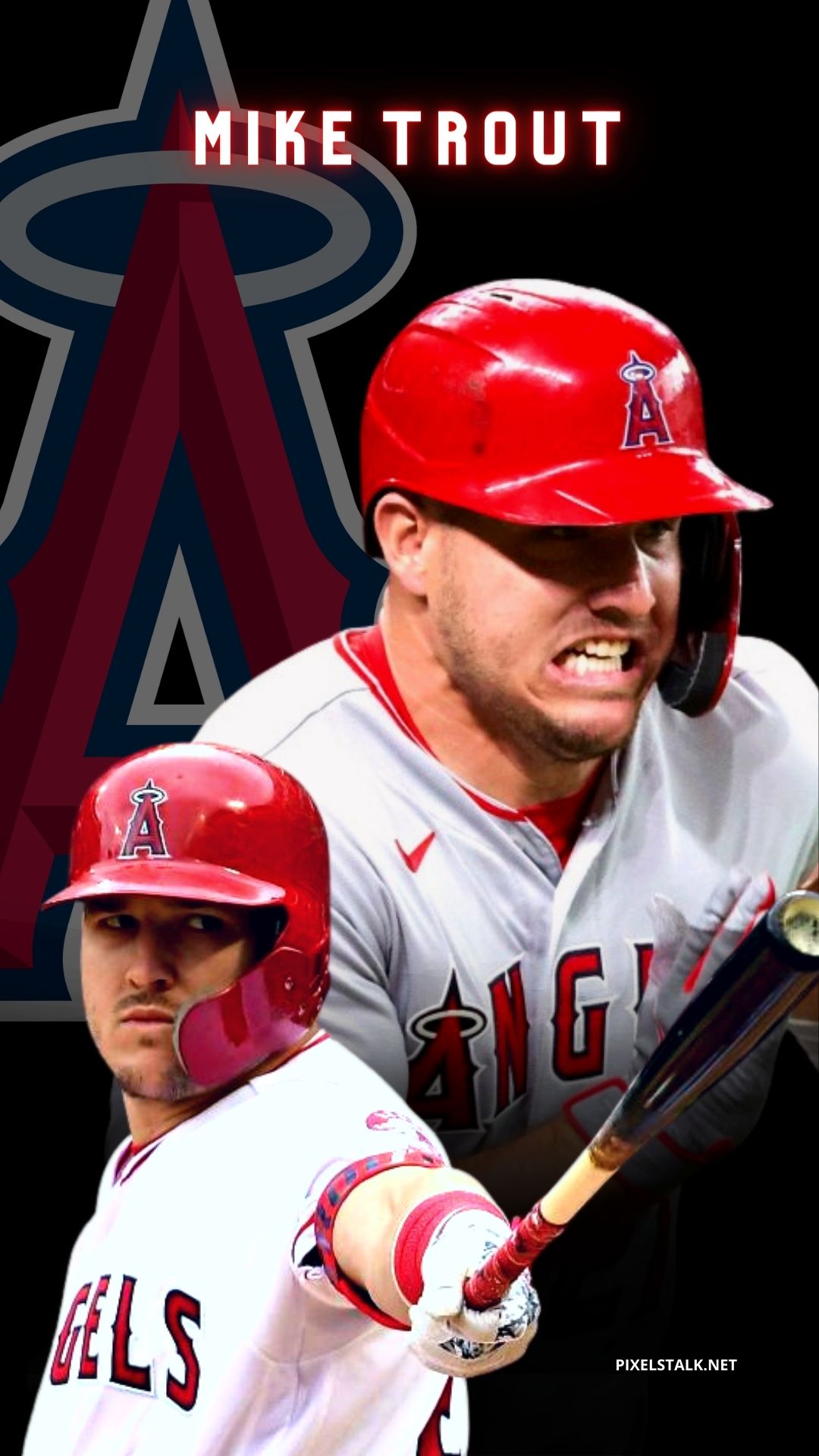 mike trout iPhone Wallpapers Free Download