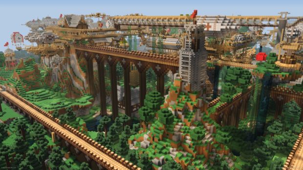 Awesome Minecraft Background.