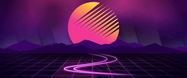 Awesome Outrun Wallpaper HD.