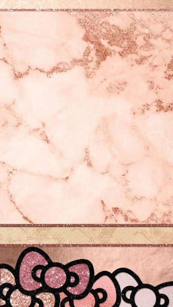 Awesome Rose Gold Aesthetic Cute Wallpaper.