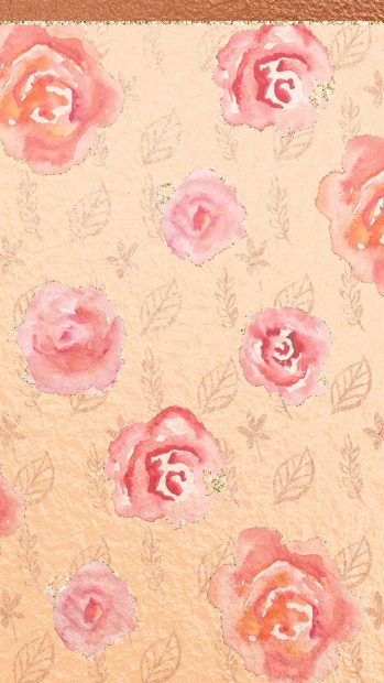 Awesome Rose Gold Cute Wallpaper.