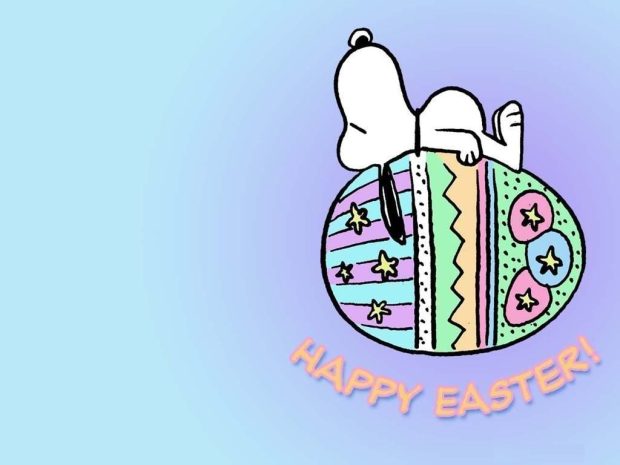 Awesome Snoopy Easter Wallpaper HD.