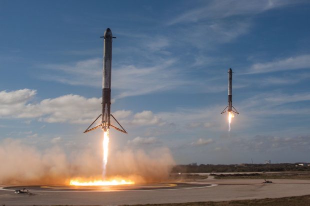 Awesome SpaceX Background.