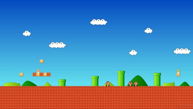 Awesome Super Mario Background.