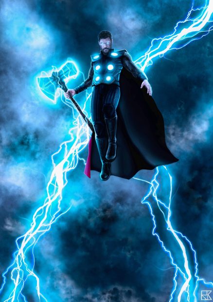 Awesome Thor Love And Thunder Wallpaper HD.