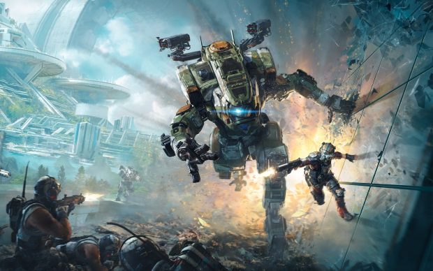 Awesome Titanfall Background.