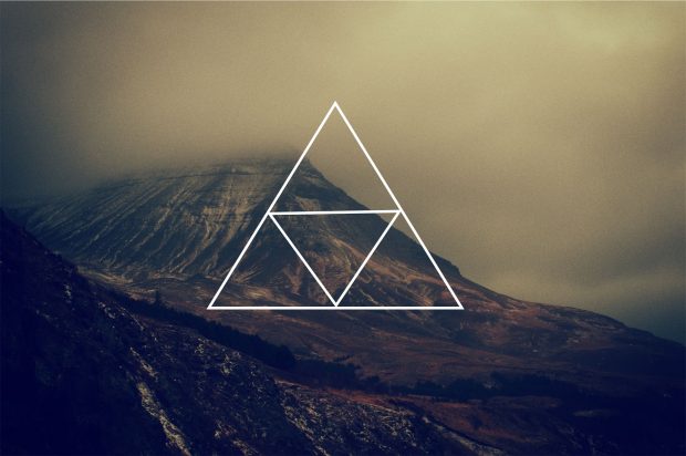 Awesome Triangle Background.