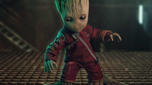 Baby Groot Wallpaper Computer.