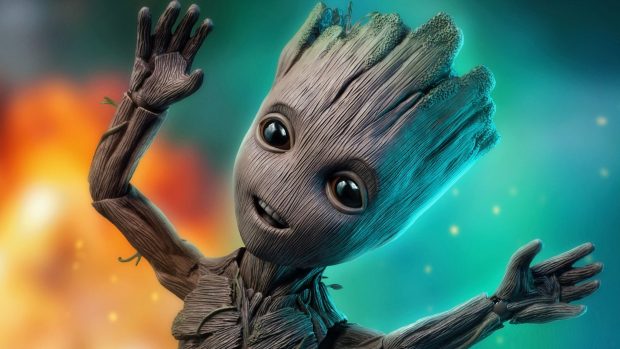 Baby Groot Wallpaper High Resolution.