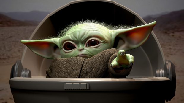 Baby Yoda Background Desktop.