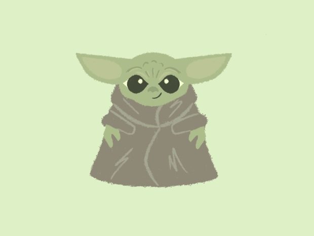 Baby Yoda Background High Resolution.