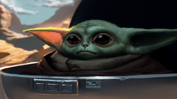 Baby Yoda Image Free Download.