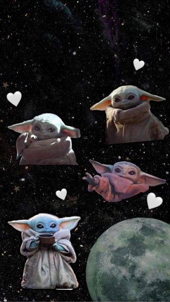 Baby Yoda Phone Wallpaper Free Download.