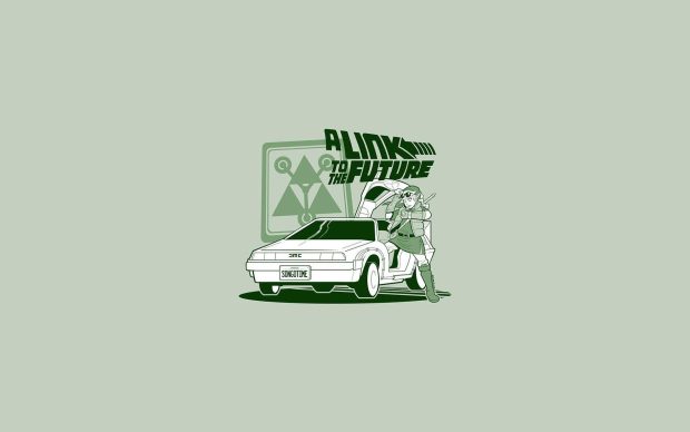 Back To The Future Desktop Image.