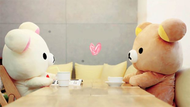 Background Cute Wallpaper Bear Couple.