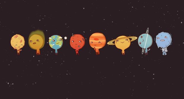 Background Cute Wallpaper Planet.