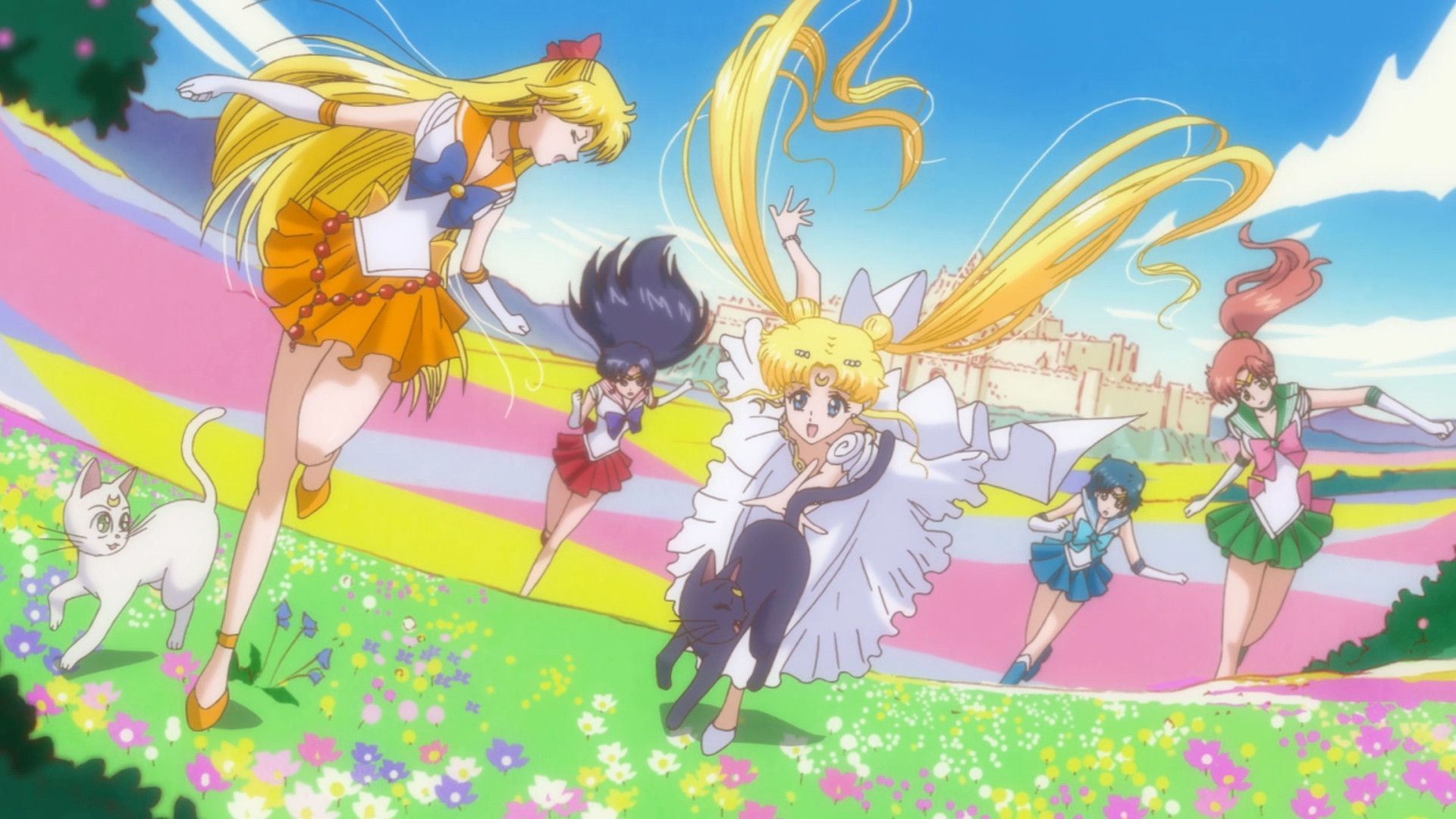 Hình nền Sailor Moon sẽ đưa bạn vào thế giới phép thuật đầy màu sắc của cô gái học sinh đáng yêu và những người bạn chiến đấu cùng cô. Với những hình nền chất lượng cao về Sailor Moon, bạn sẽ có thời gian thư giãn tuyệt vời và tận hưởng không gian đầy mộng mơ. 