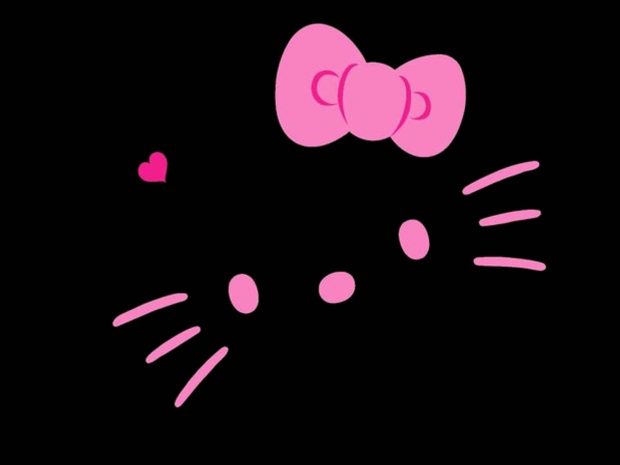 Backgrounds Cute Black Hello Kitty.