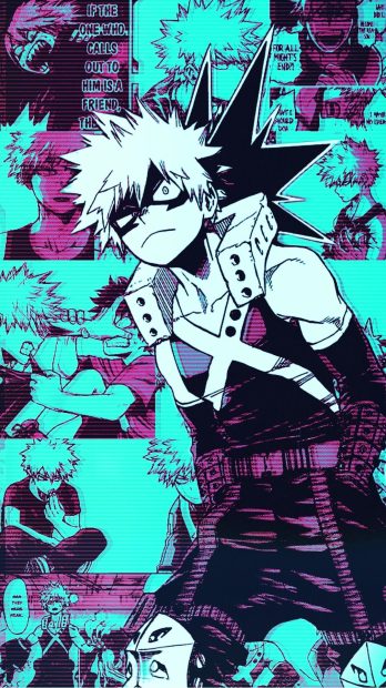 Bakugo Aesthetic Wallpaper HD.