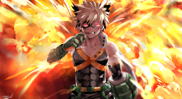 Bakugou Aesthetic Background.