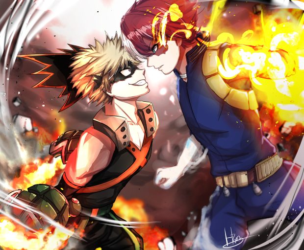 Bakugou Wide Screen Wallpaper.