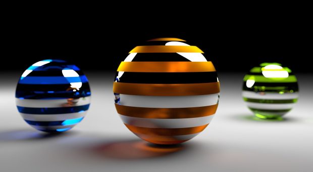 Ball 3D Background Wallpaper.