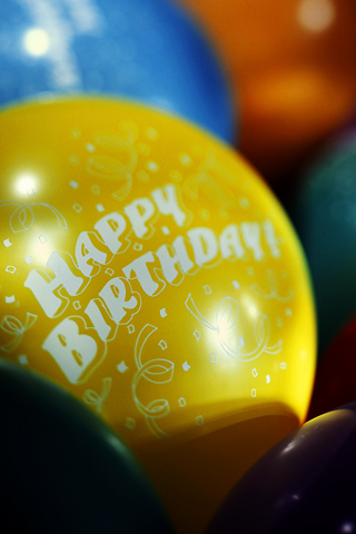 Balloon For Happy Birthday Background HD.