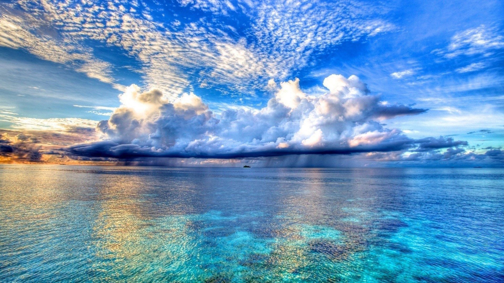 sky beach background hd