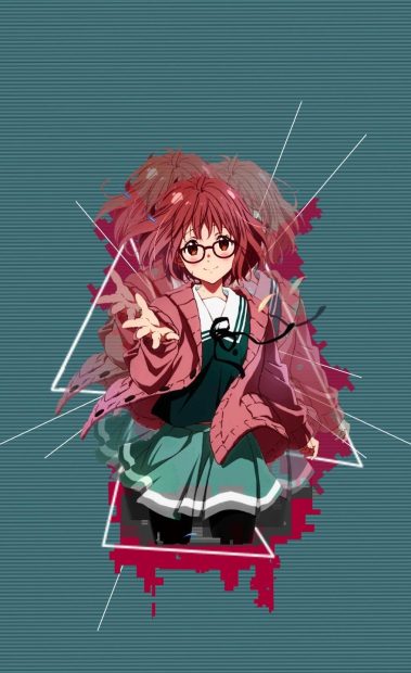 Beautiful Aesthetic Anime Girl Background.