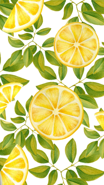 Beautiful Aesthetic Lemon Backgrounds.