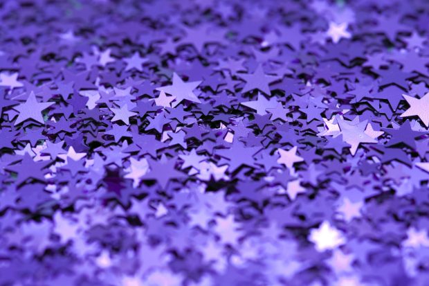 Beautiful Aesthetic Wallpaper Purple Background.