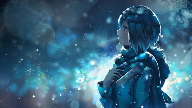 Beautiful Anime Wallpaper HD Winter.
