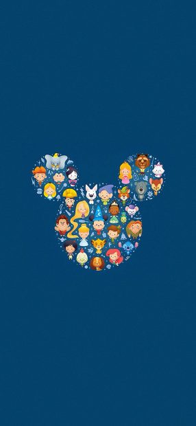 Beautiful Cute Iphone Backgrounds Disney Logo.