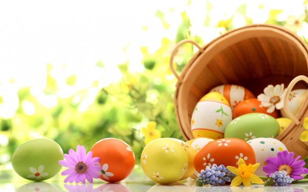 Beautiful Easter Egg Background Desktop.