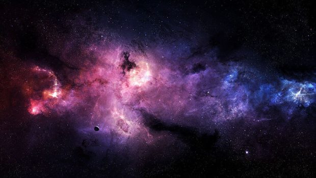 Beautiful Galaxy Background.