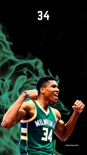 Beautiful Giannis Antetokounmpo Wallpaper HD.