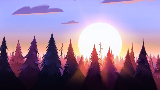 Beautiful Gravity Falls Wallpaper HD.