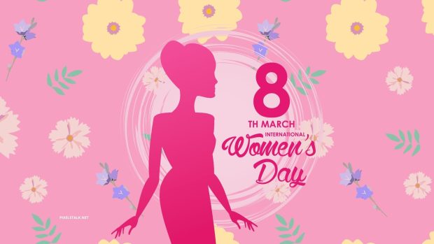 Beautiful Happy Womens Day Background.