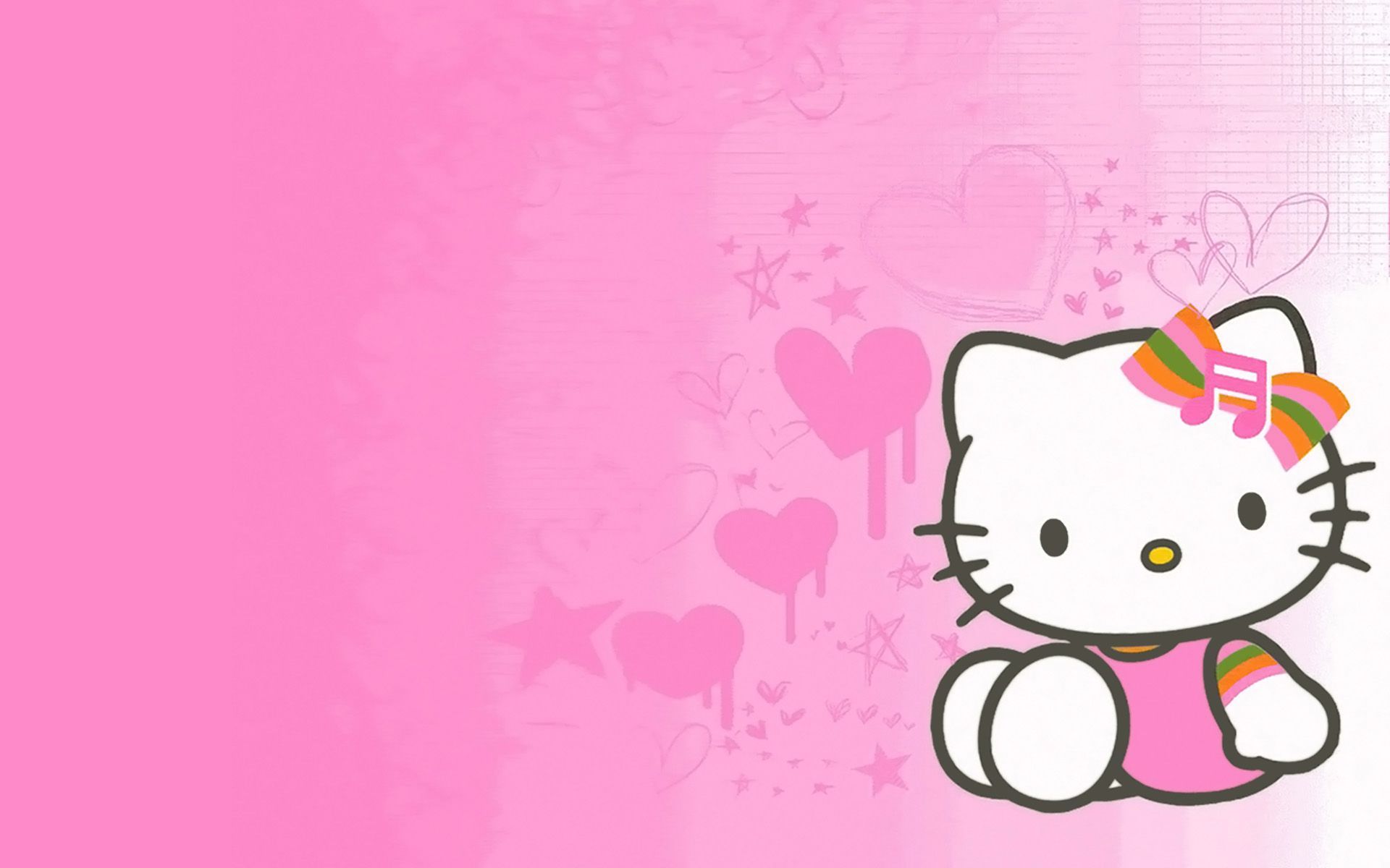 Pink Hello Kitty Background Hello Kitty PC HD wallpaper  Pxfuel