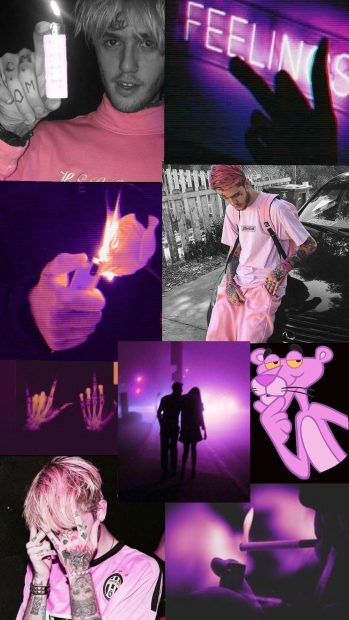 Beautiful Lil Peep Aesthetic Wallpaper HD.