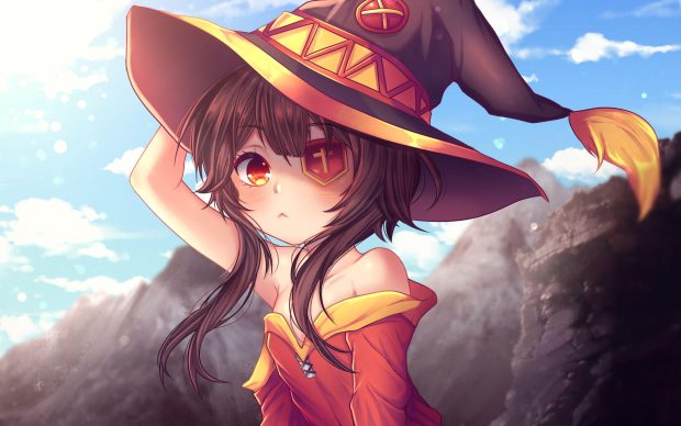 Beautiful Megumin Wallpaper HD.