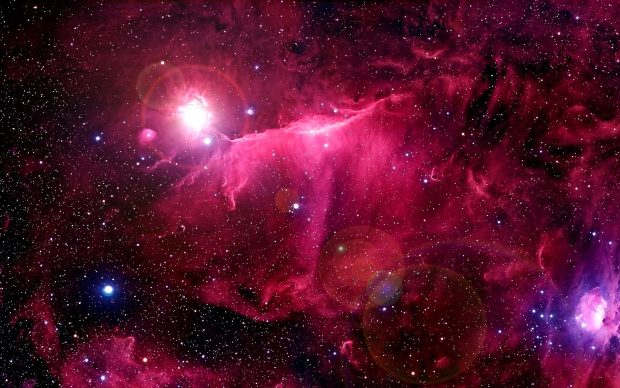 Beautiful Nebula Background.