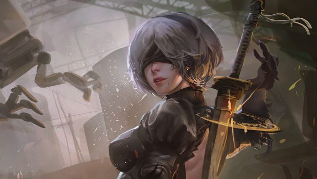 Beautiful Nier Automata Wallpaper HD.