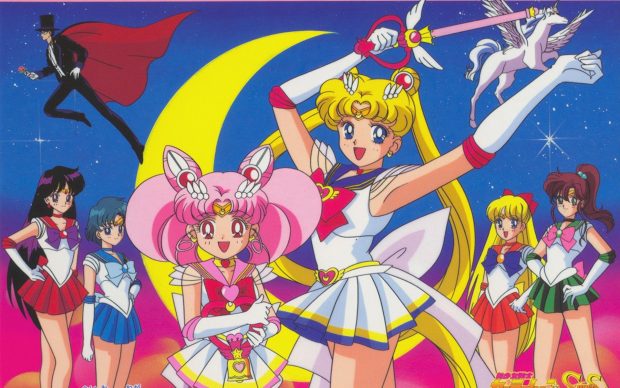 Beautiful Sailor Moon Background.