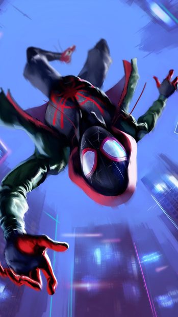 Beautiful Spider Verse Wallpaper HD.