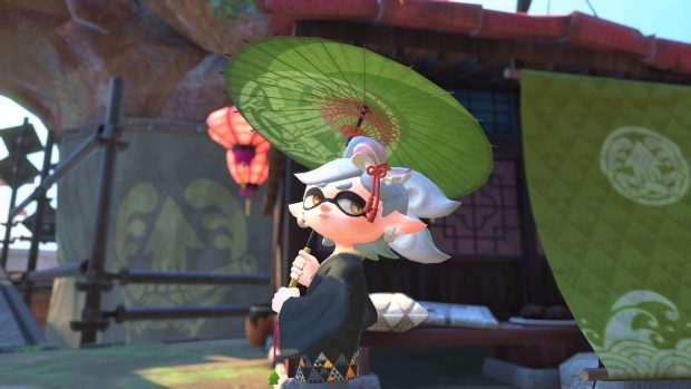 Beautiful Splatoon Background.