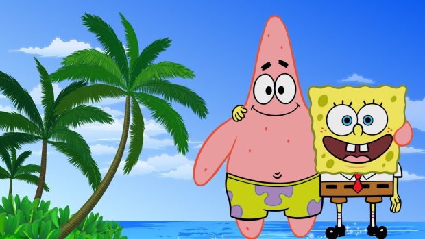 Beautiful Spongebob Background.