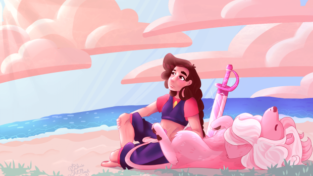 Beautiful Steven Universe Background.