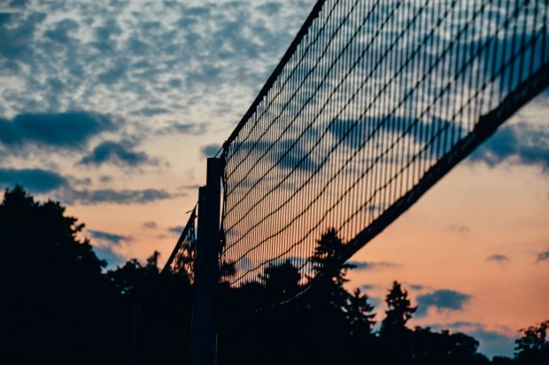 Beautiful Volleyball Background.